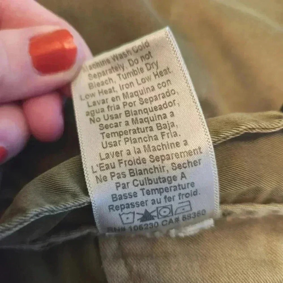 EUC Current/Elliot The Buddy Trouser in Army Green w/Tape, Size 27 - Picture 11 of 11